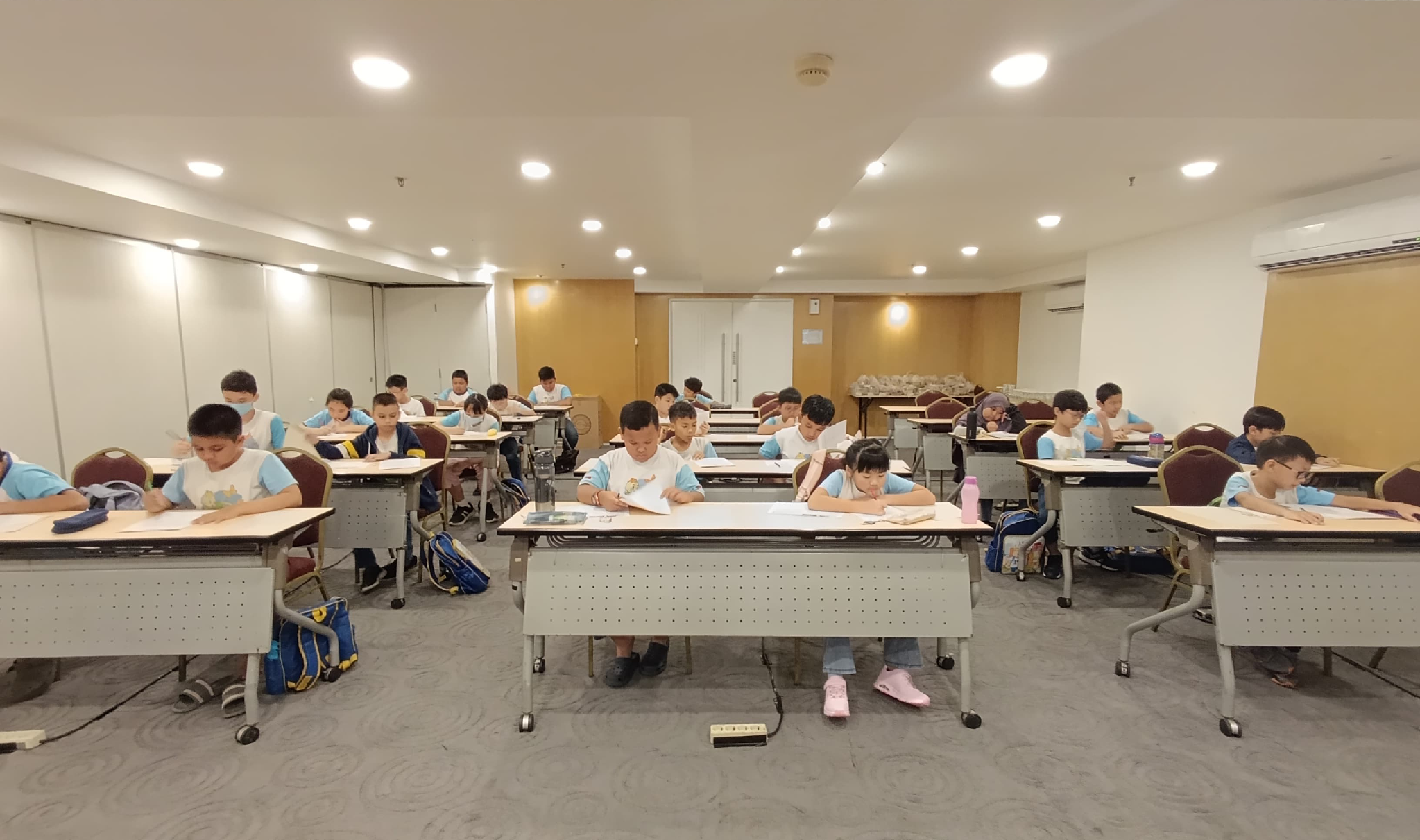 受検の様子